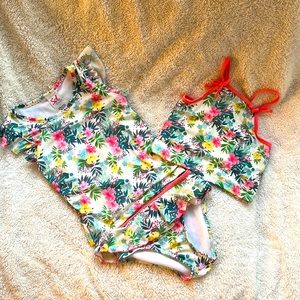 Girls Sol Swim 3 Piece Swimsuit